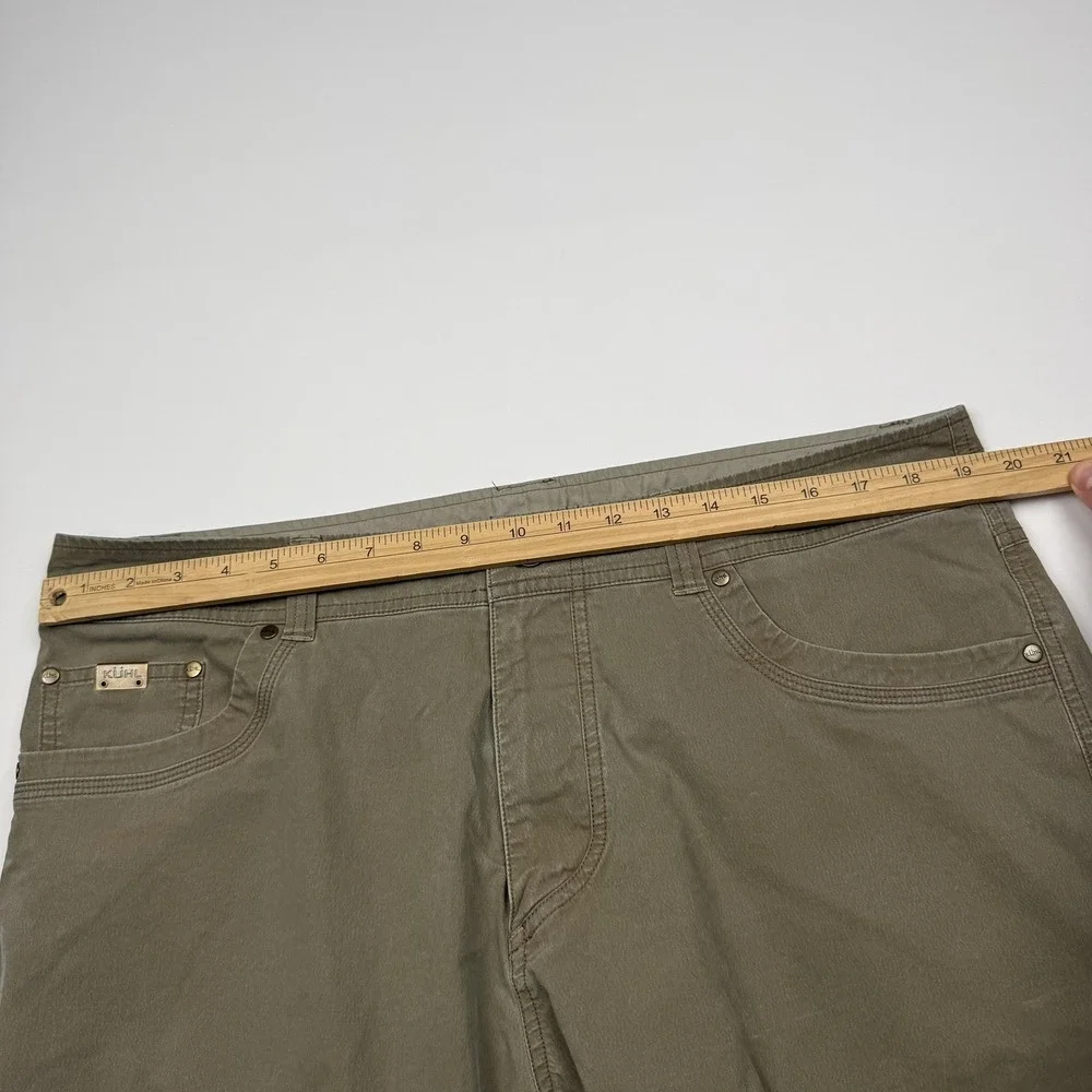 Kuhl Revolvr Cargo Pants Mens 38x32 Brown Stretch Outdoor Hiking Travel